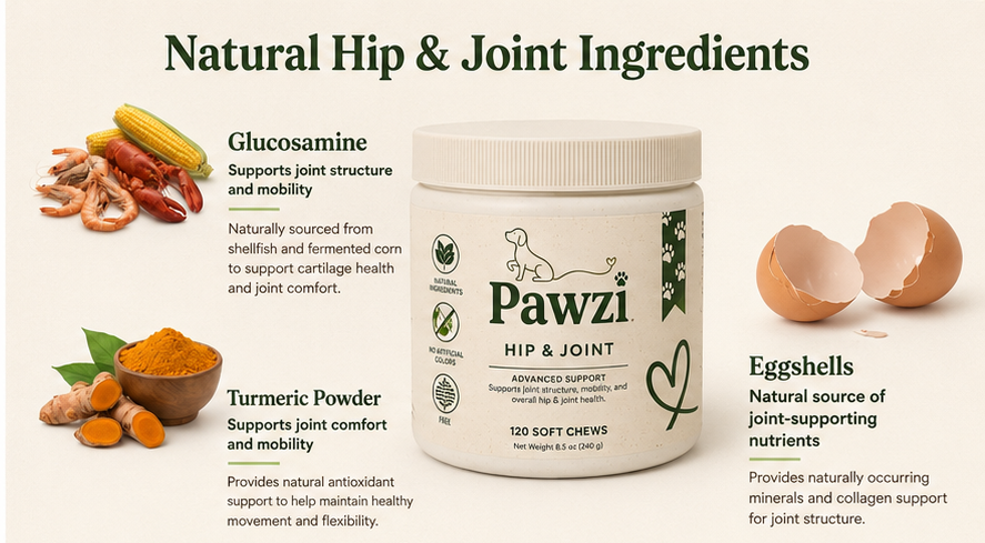 Pawzi Hip & Joint Support Chews