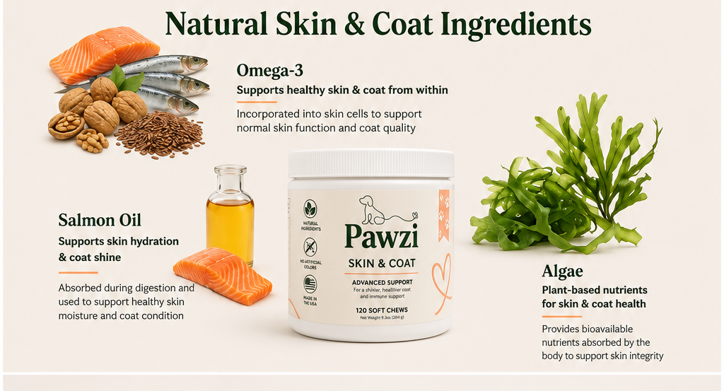 Pawzi Skin & Coat Chews